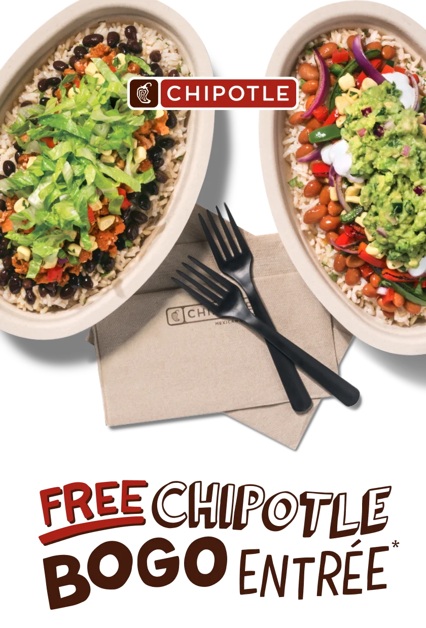 Chipotle Bogo deal