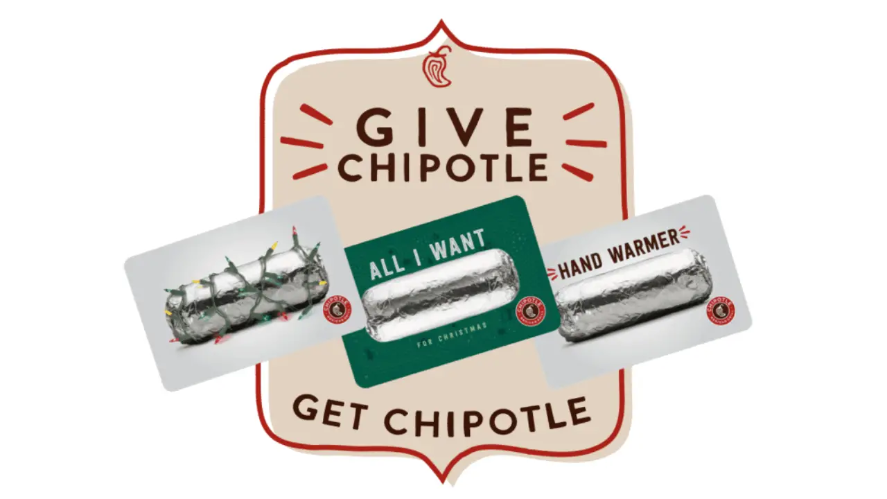 Holiday Gift Cards at Chipotle