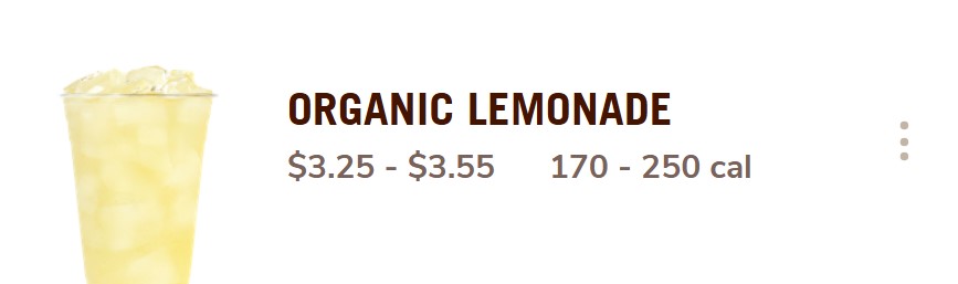 Organic Lemonade