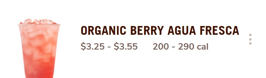 Organic Berry agua fresca