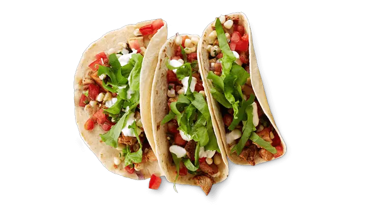 Chipotle 3 Chicken Tacos
